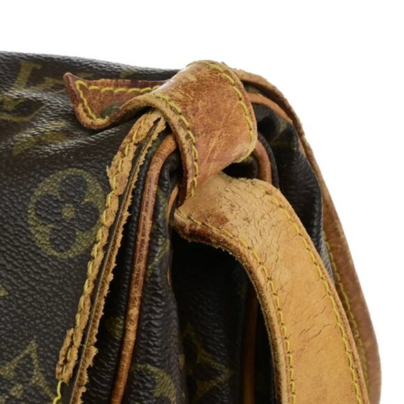 LOUIS VUITTON Saumur 35 Shoulder Bag Monogram Leather BN France - Picture 15 of 16